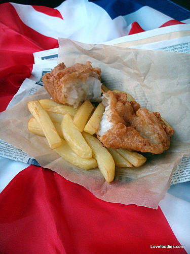 British Beer Battered Fish and Chips